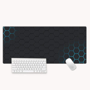 Large Desk Mat & Mouse Pad (≈12 × 28 in) — Smooth Cloth Surface, Non-Slip Base
