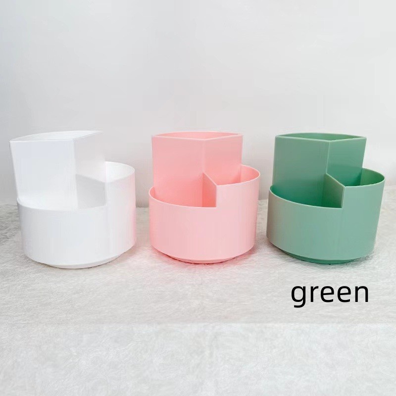 360° Rotating Pen Holder & Desk Organizer — Compact Stationery Caddy - 图片 3